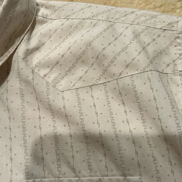 Howler Bros striped cotton-poly blend western pearl snap shirt - Picture 7 of 12